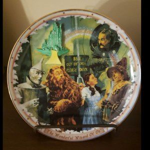 Wizard of Oz collecto plate Bradford Exchange 1996